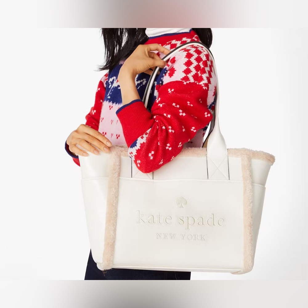 Kate Spade Jett Faux Shearling Tote